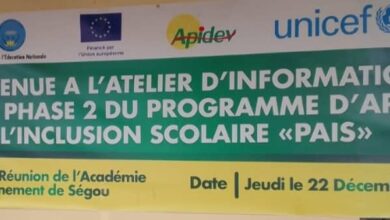 Photo of Le Programme ‘’PAIS’’ s’engage pour la scolarisation de 16.880 enfants dont 8.440 filles dans la région de Ségou